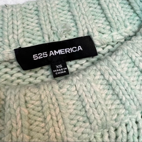 𝅺525 America Colourblock Balloon Sleeve in Midnight Multi Sweater Size XS - Picture 12 of 12